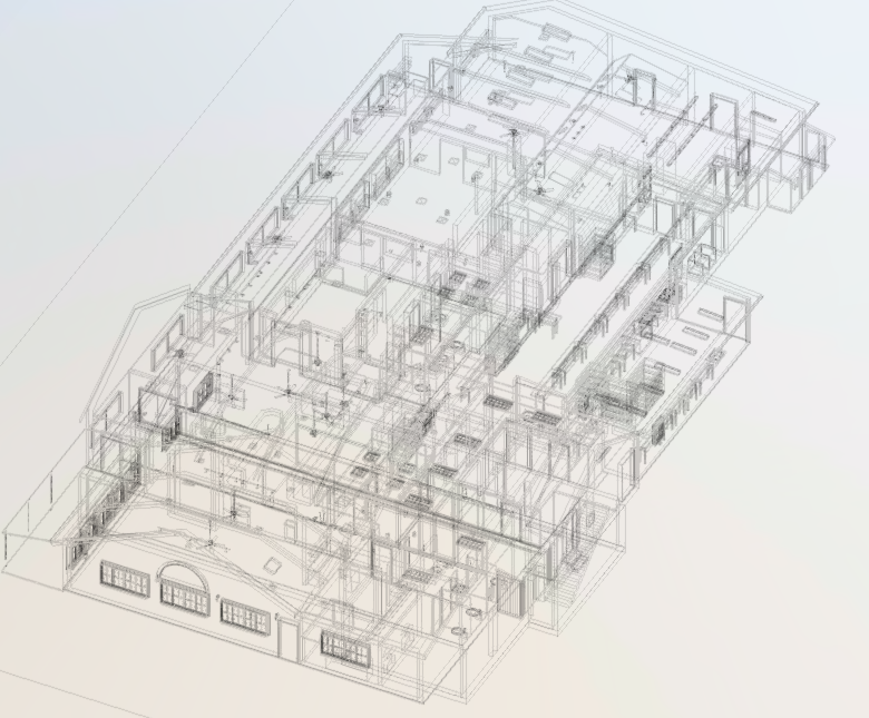 3D architectural model of The Mason Jar restaurant, Mahwah, NJ